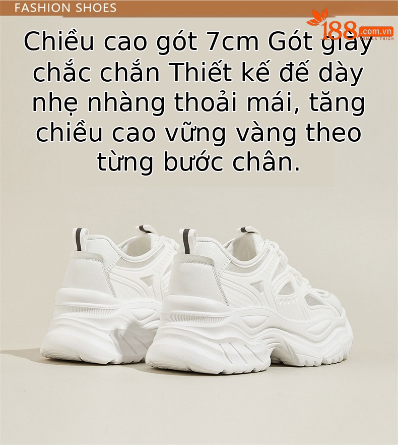 Giày sneaker nữ chunky đế dày lưới thoáng khí họa tiết rỗng mùa hè 2025 — SSD1112E4Q màu trắng nhạt, SSD1112E4Q màu hồng chi tiết 11
