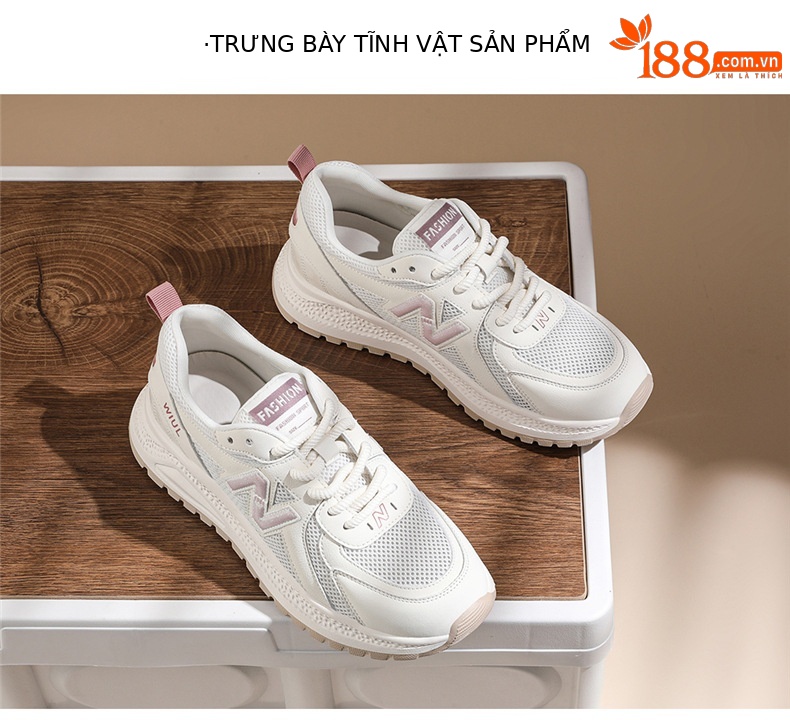 Giày sneaker nữ đế dày lưới thoáng khí mùa hè 2025 — Màu sắc thẻ JST 7150m, JST 7150m Tím chi tiết 13