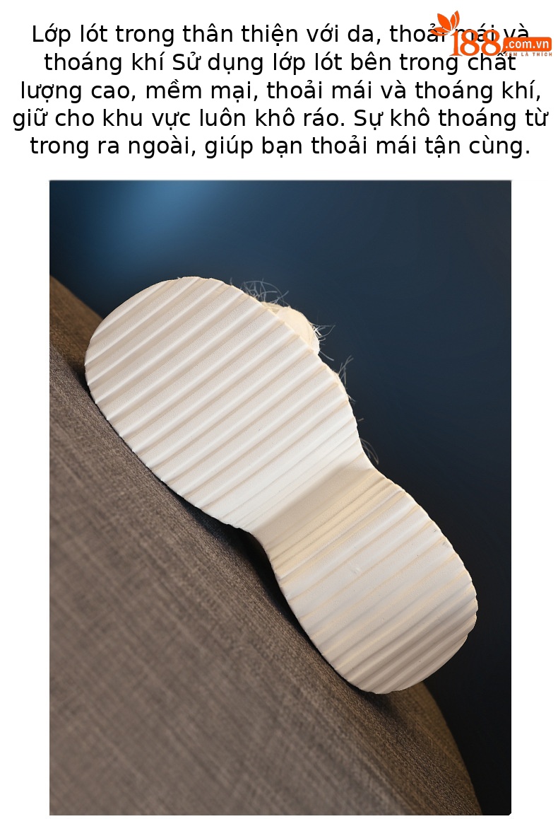 Dép sandal nữ quai chữ V đế bánh xốp cao 5 cm họa tiết hoa mùa hè 2025 — Màu be, Màu đen chi tiết 9