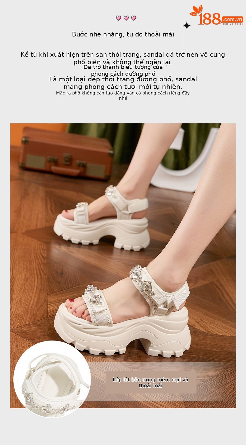 Dép sandal nữ quai chữ V đơn giản, đế xốp nhẹ, mũi tròn — Len thuần, Đen chi tiết 5