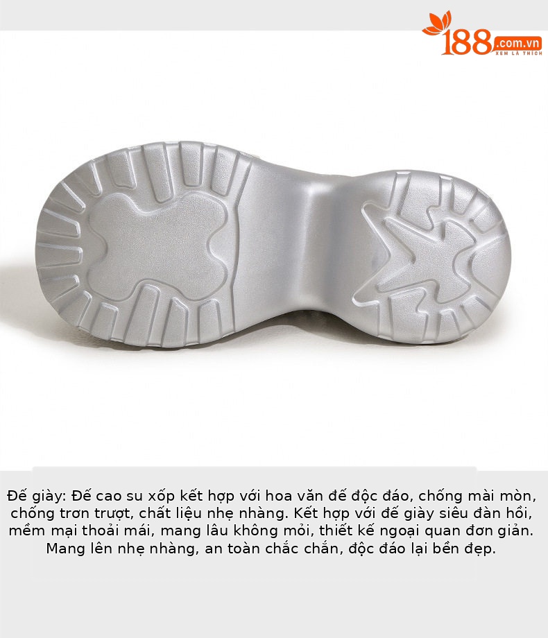 Dép sandal nữ xỏ ngón đế bệt mùa hè thoáng khí — Bạc, Đen chi tiết 7