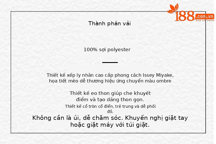 Áo thun nữ cổ tròn tay ngắn in họa tiết xếp ly co giãn mùa hè — Màu xanh lục nhạt, Màu đen, Màu tím, Màu trắng be chi tiết 3