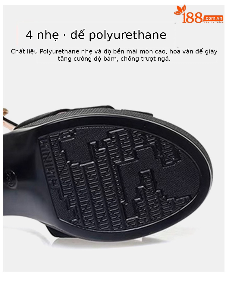 Sandal cao gót nữ hở mũi gót vuông 7–9 cm – giày da mũi cá thanh lịch, phù hợp sườn xám, dạ tiệc — Vàng 9cm, Đen 9cm, Vàng 7cm, Đen 7cm chi tiết 11