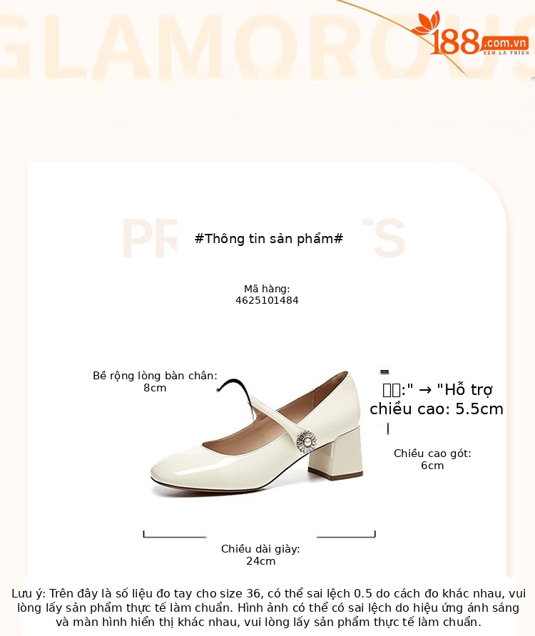 Giày cao gót Mary Jane nữ đế dày gót vuông 9 cm mùa hè 2025 kiểu Pháp — 4625101484 màu đỏ, 4625101484m màu chi tiết 3