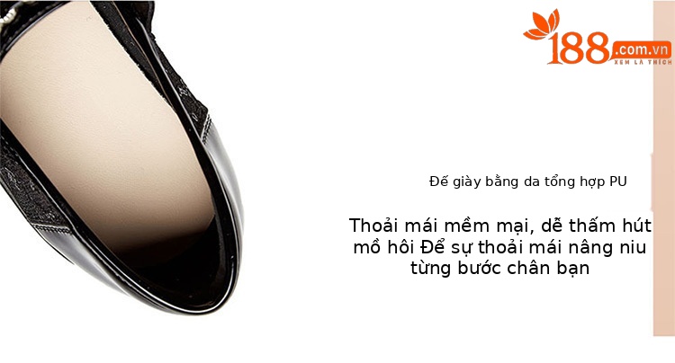 Giày Mary Jane nữ đế dày tăng chiều cao 8cm, gót vuông, lưới ren thoáng khí, miệng nông kiểu Pháp — 4625101369m màu, 4625101369 màu đen chi tiết 5