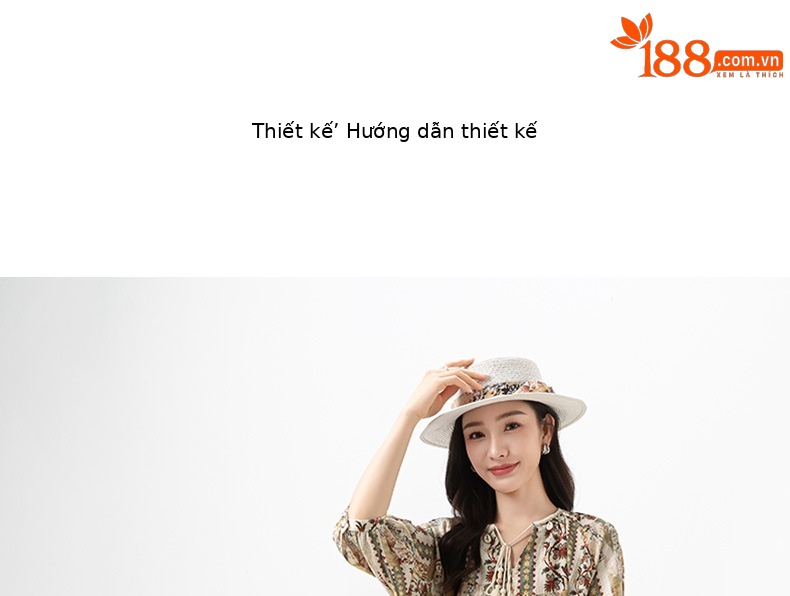 Đầm maxi nữ thắt eo bohemian in hoa kỳ lạ tay ngắn rộng che thịt — Màu cà phê chi tiết 8