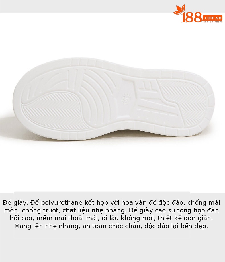 Giày thể thao nữ đế xuồng platform gót siêu cao 8 cm — Trắng, Bạc chi tiết 7