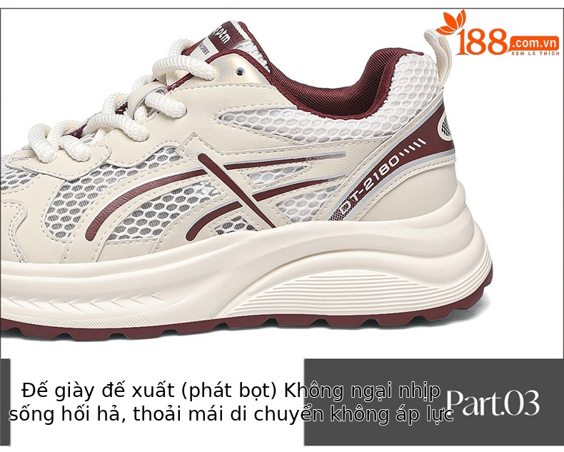 Giày thể thao nữ chạy bộ đế mềm thoáng khí mẫu mới xuân hè 2025 — JST 7036-1 m cà phê lưới đơn thoáng khí, JST 7036-1 mét màu đỏ lưới đơn thoáng khí chi tiết 17