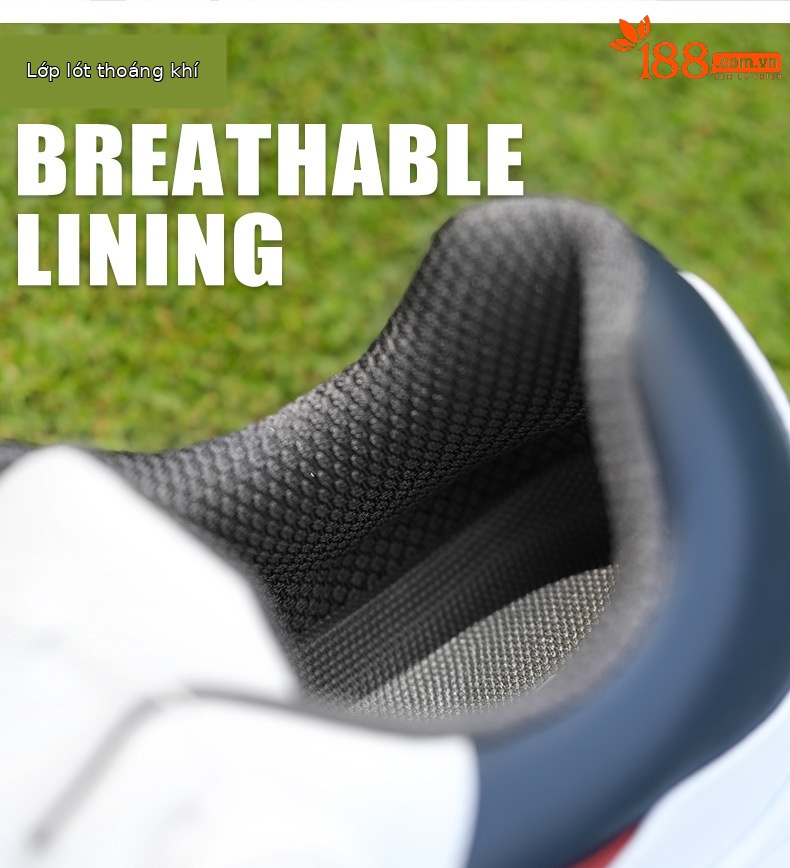 Giày golf PGM nam đế giữa giảm xóc, thoáng khí chống trượt — Yunxi Blue [Đế giữa hấp thụ sốc/đinh giày chống trượt bên/siêu thoáng khí] XZ422 chi tiết 14