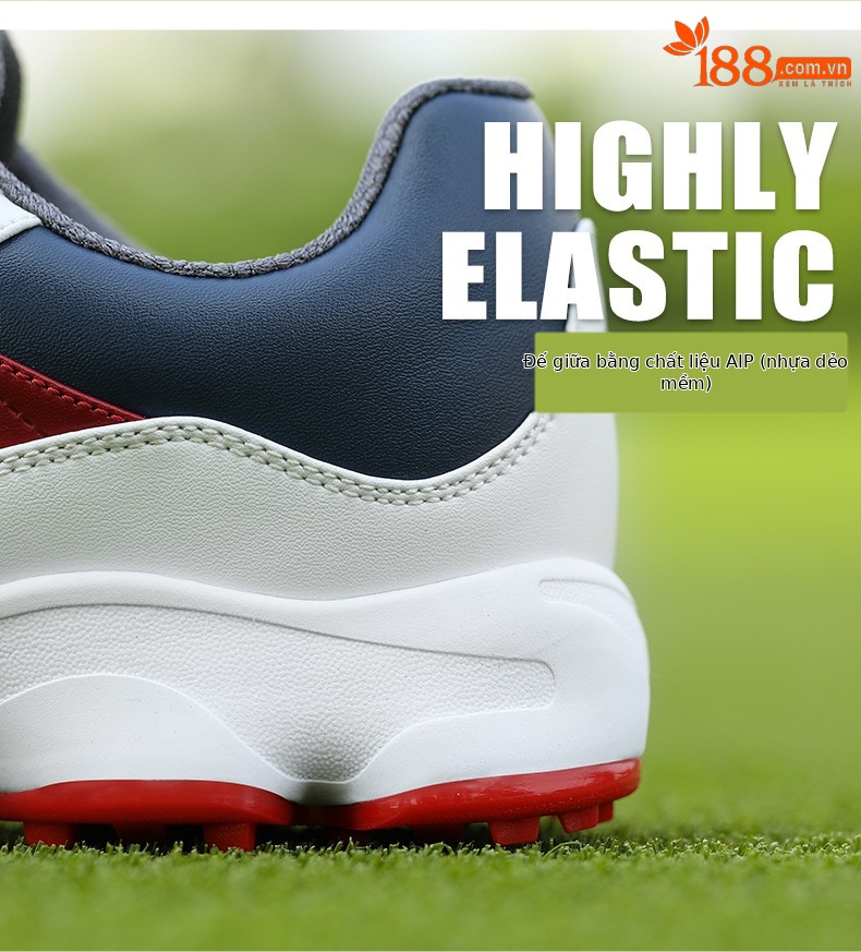 Giày golf PGM nam đế giữa giảm xóc, thoáng khí chống trượt — Yunxi Blue [Đế giữa hấp thụ sốc/đinh giày chống trượt bên/siêu thoáng khí] XZ422 chi tiết 17