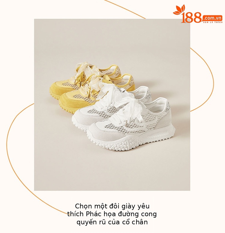 Giày thể thao nữ đế dày lưới thoáng khí phong cách Đức huấn luyện — 4625101604 Màu vàng, 4625101604 màu trắng chi tiết 1