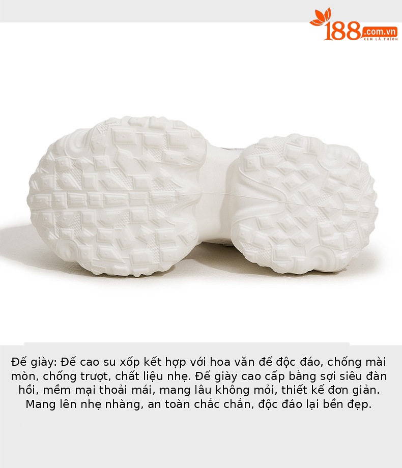 Dép sandal nữ xỏ ngón đế bệt mũi tròn quai Velcro phong cách Hàn Quốc — Trắng, Bạc chi tiết 7