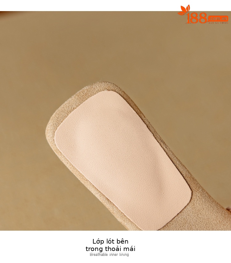 Dép sandal nữ mũi vuông đính đá lấp lánh kiểu Pháp, gót đặc biệt, thời trang đa năng — Tím, mơ chi tiết 5