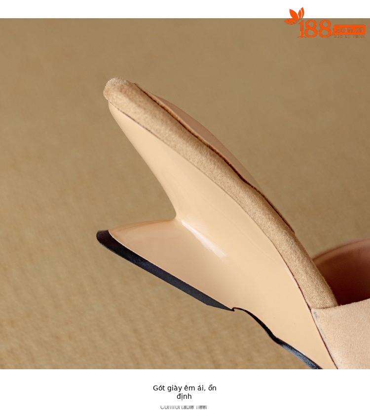 Dép sandal nữ mũi vuông đính đá lấp lánh kiểu Pháp, gót đặc biệt, thời trang đa năng — Tím, mơ chi tiết 6