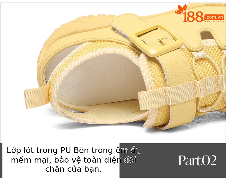 Giày thể thao lưới thoáng khí nữ mùa hè 2026, đế chống trơn, dáng sneaker chạy bộ — 7244 trắng, 7244màu vàng chi tiết 16