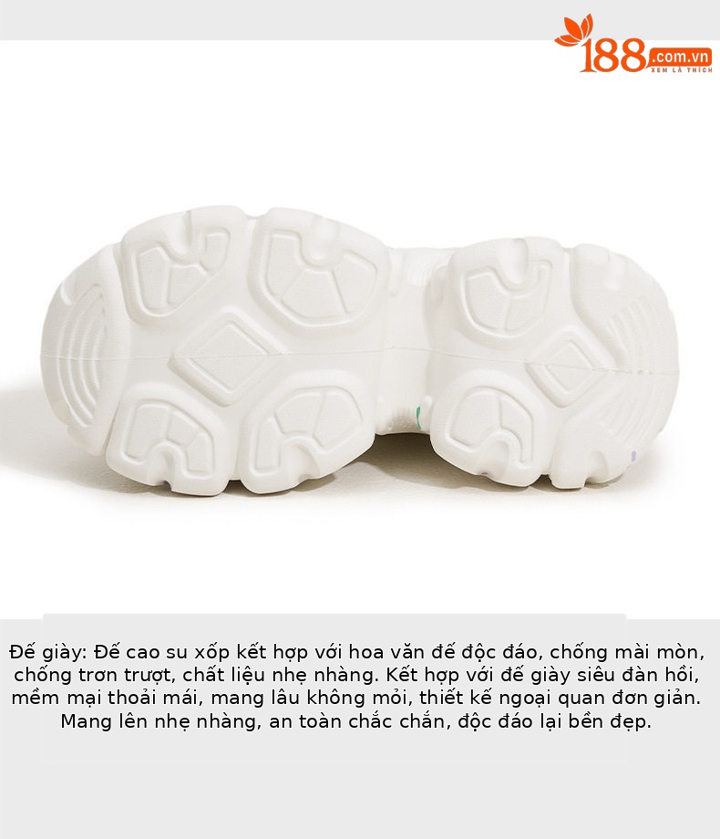 Dép sandal xỏ ngón nữ đế bệt thể thao đi biển mùa hè — Xám, Trắng chi tiết 7