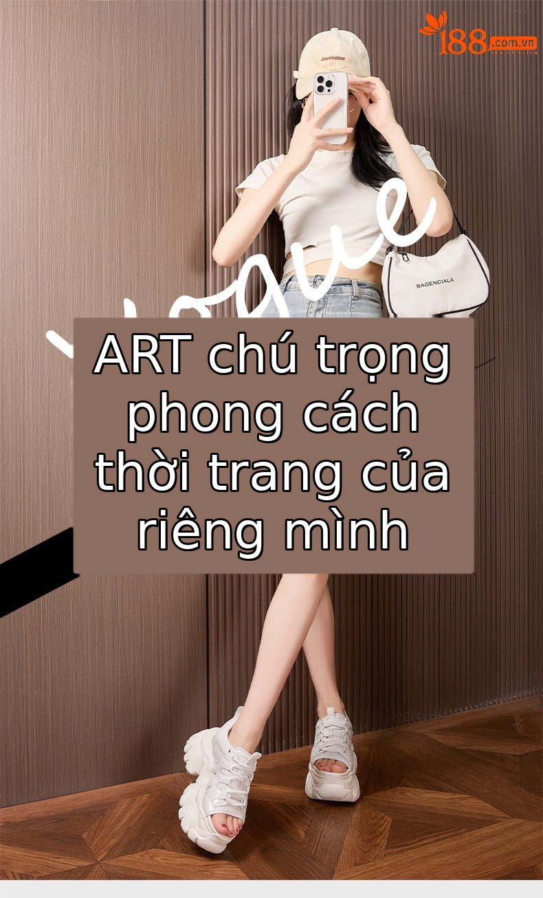 Dép sandal nữ xỏ ngón đế bệt mũi cá đơn giản — Bạc, Trắng chi tiết 1