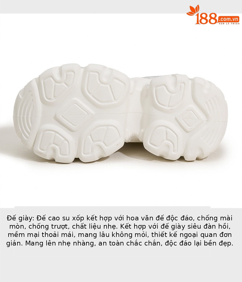 Dép sandal nữ xỏ ngón đế bệt mũi cá đơn giản — Bạc, Trắng chi tiết 7