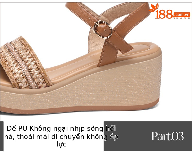 Sandal nữ đế xuồng cao gót quai ngang phong cách tiên nữ mùa hè 2025 — 7246 màu nâu, 7246 màu be chi tiết 17