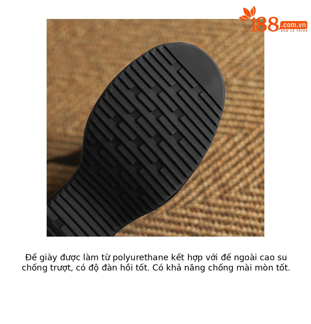 Sandal nữ đế xuồng cao gót da thật phong cách La Mã, gót 9 cm — đen, Màu trắng nhạt chi tiết 21
