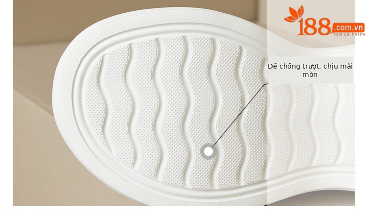 Dép sandal nữ quai chéo hở mũi đế bánh xốp dày dáng nhỏ — Màu trắng sữa chi tiết 12