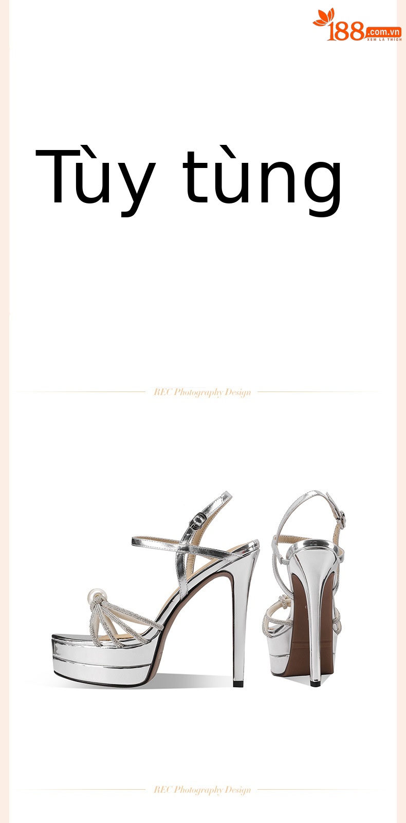 Sandal cao gót nữ đính đá quai ngang hở mũi gót siêu cao 12 cm — đen chi tiết 7