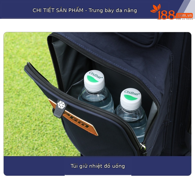 Túi golf du lịch vỏ cứng bốn bánh PGM, dùng cho sân bay và vận chuyển — Túi bóng vỏ cứng bốn bánh màu đen (không bao gồm che mưa), Túi bóng vỏ cứng bốn bánh màu đỏ (không bao gồm che mưa), Túi bóng vỏ cứng bốn bánh màu xanh đậm (không bao gồm che mưa), Túi bóng vỏ cứng bốn bánh màu đen (bao gồm cả che mưa) chi tiết 9