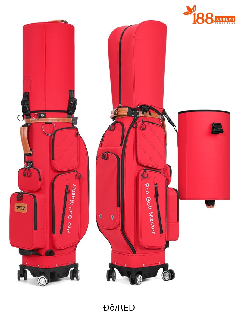 Túi golf du lịch vỏ cứng bốn bánh PGM, dùng cho sân bay và vận chuyển — Túi bóng vỏ cứng bốn bánh màu đen (không bao gồm che mưa), Túi bóng vỏ cứng bốn bánh màu đỏ (không bao gồm che mưa), Túi bóng vỏ cứng bốn bánh màu xanh đậm (không bao gồm che mưa), Túi bóng vỏ cứng bốn bánh màu đen (bao gồm cả che mưa) chi tiết 21