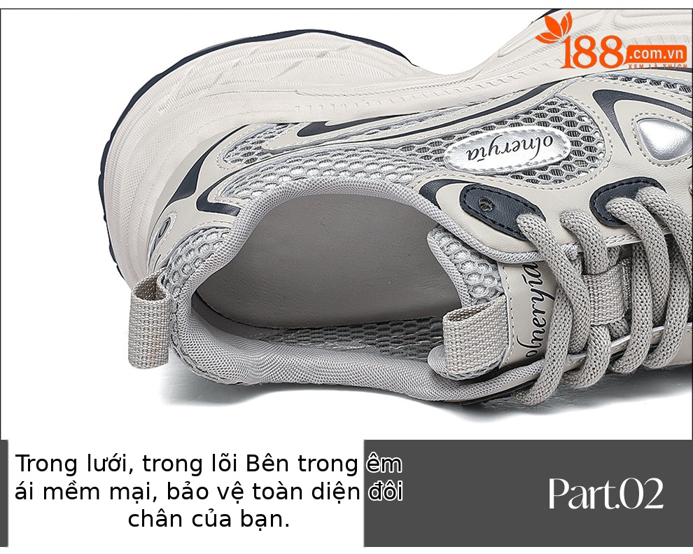 Giày sneaker nữ da thật lưới đế dày thoáng khí chống trơn tăng chiều cao 2025 — JST 7009 xám xanh [mạng đôi], JST 7132 Bạc [Mẫu lưới đơn mùa hè], Thẻ JST 7036m [mạng kép], JST 7009-1 Xám Xanh [Mẫu lưới đơn mùa hè] chi tiết 15