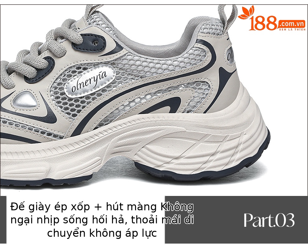 Giày sneaker nữ da thật lưới đế dày thoáng khí chống trơn tăng chiều cao 2025 — JST 7009 xám xanh [mạng đôi], JST 7132 Bạc [Mẫu lưới đơn mùa hè], Thẻ JST 7036m [mạng kép], JST 7009-1 Xám Xanh [Mẫu lưới đơn mùa hè] chi tiết 16