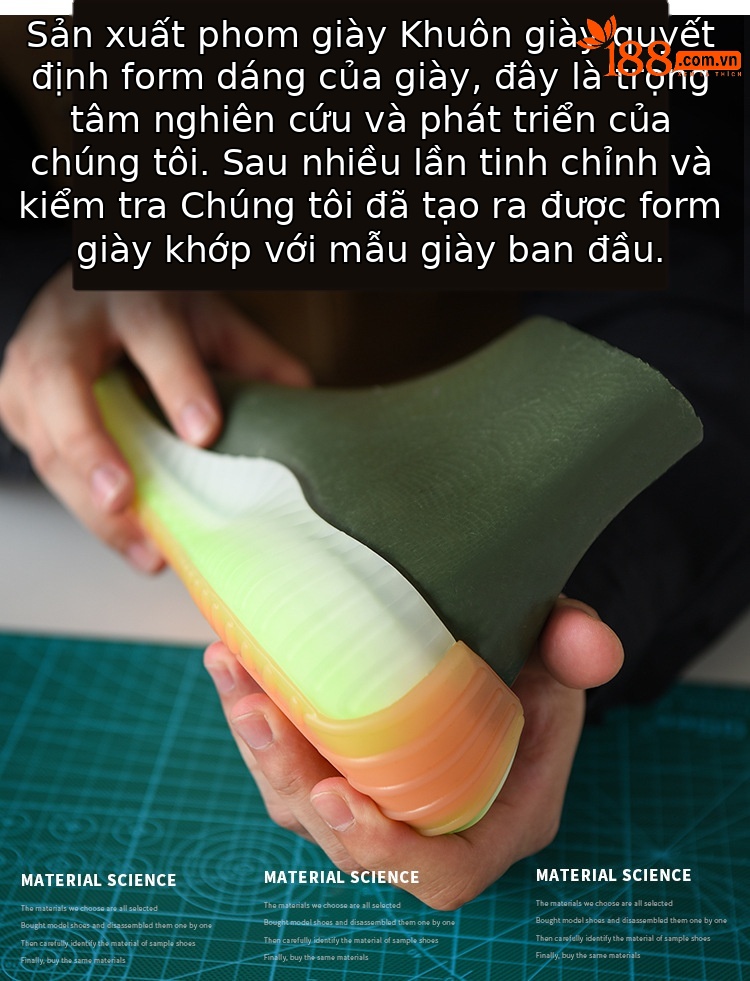 Giày thể thao dệt vải sneaker nữ đế dày phong cách sao trời — Thực sự bùng nổ thế hệ thứ 2 3 màu xám kaki gai chi tiết 8