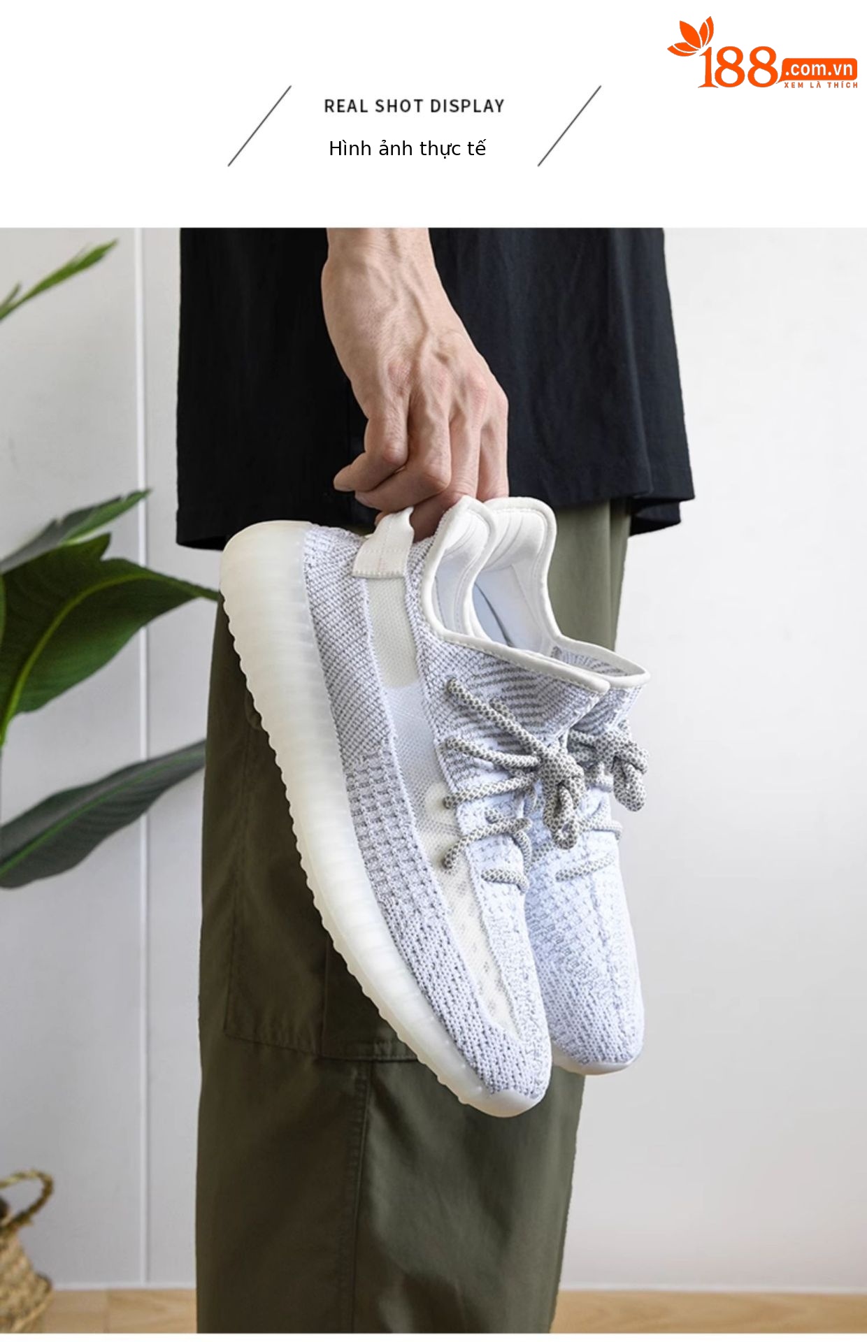 Giày thể thao dệt vải sneaker nữ đế dày phong cách sao trời — Thực sự bùng nổ thế hệ thứ 2 3 màu xám kaki gai chi tiết 19