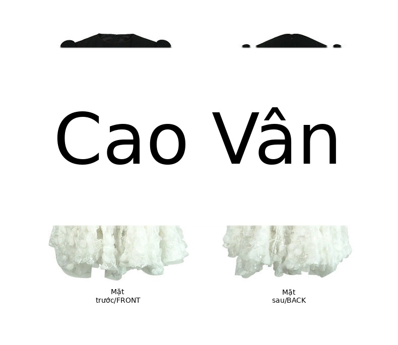 Đầm ôm body nữ cổ tròn tay ngắn phong cách Pháp họa tiết hoa nổi 3D — [Màu đen] chi tiết 4