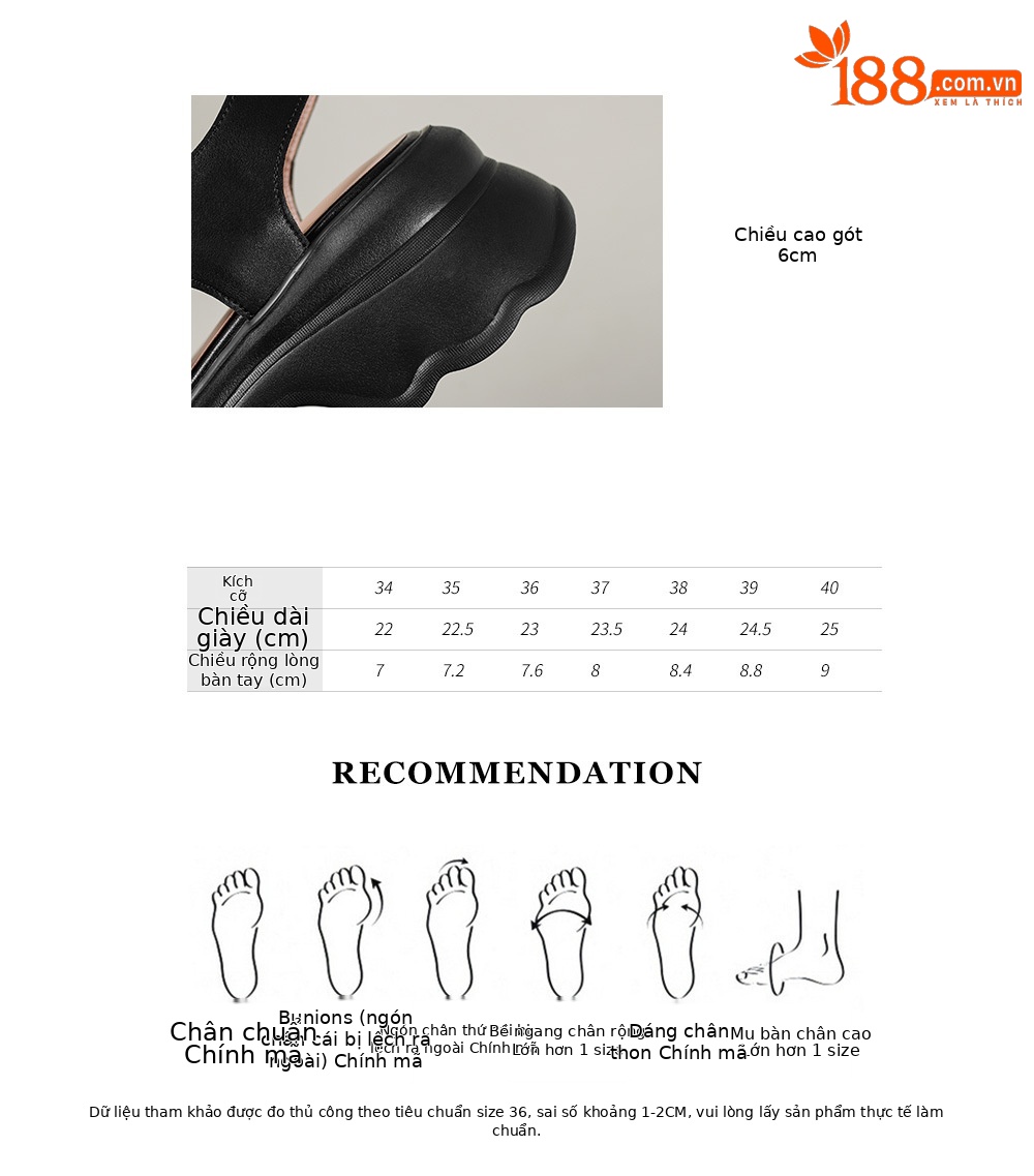 Sandal nữ đế dày quai chéo khóa thắt lưng, hở ngón phong cách La Mã, gót cao 7 cm — Màu đen chi tiết 4