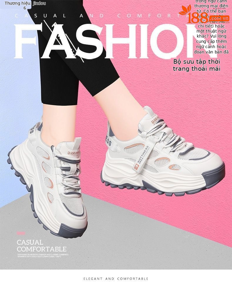 Giày sneaker nữ đế dày da thật thoáng khí mùa hè 2025 — JST 1269 màu xanh, JST 1269 quả mơ, LJ 58098 màu xám, DH 58275-1 Xanh chi tiết 1