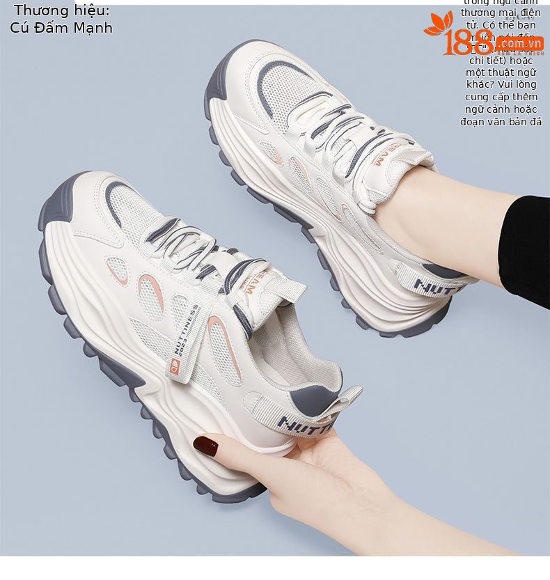 Giày sneaker nữ đế dày da thật thoáng khí mùa hè 2025 — JST 1269 màu xanh, JST 1269 quả mơ, LJ 58098 màu xám, DH 58275-1 Xanh chi tiết 6