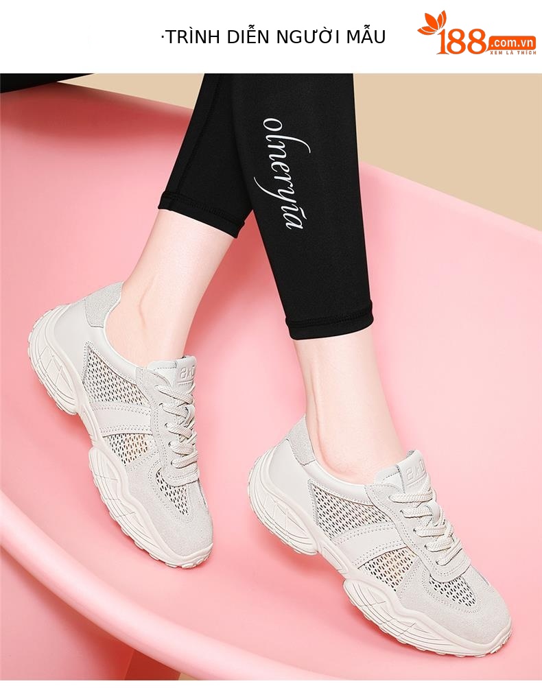Giày thể thao nữ lưới thoáng khí cut-out mới 2025 — JST 7115 trái cây xanh, JST 7189 màu vàng, JST 7184m màu, JST 7216m màu chi tiết 8