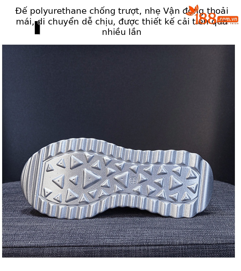Giày sneaker chunky đế rỗng nữ mặt lưới thoáng khí đế dày mẫu mới mùa hè 2025 — M2865 màu tím, M2865 trắng ngọc trai chi tiết 9