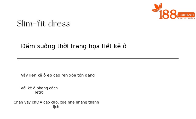 Đầm sơ mi kẻ caro cotton retro eo buộc dây dài trung bình — Màu sắc hình ảnh chi tiết 2