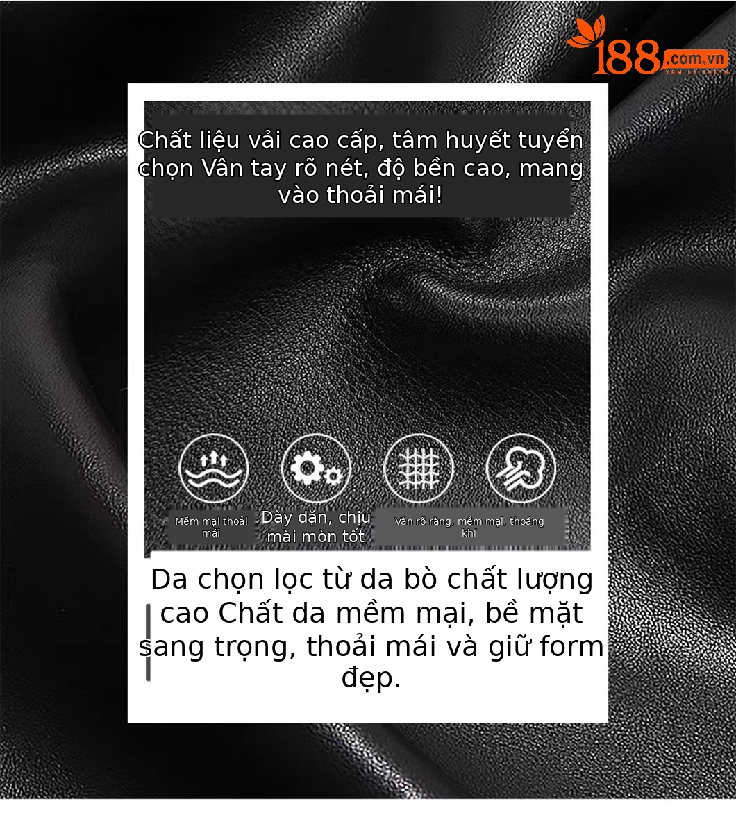 Giày nữ da thật mũi vuông đế xuồng thấp, phong cách mới xuân hè, thoải mái — đen chi tiết 2