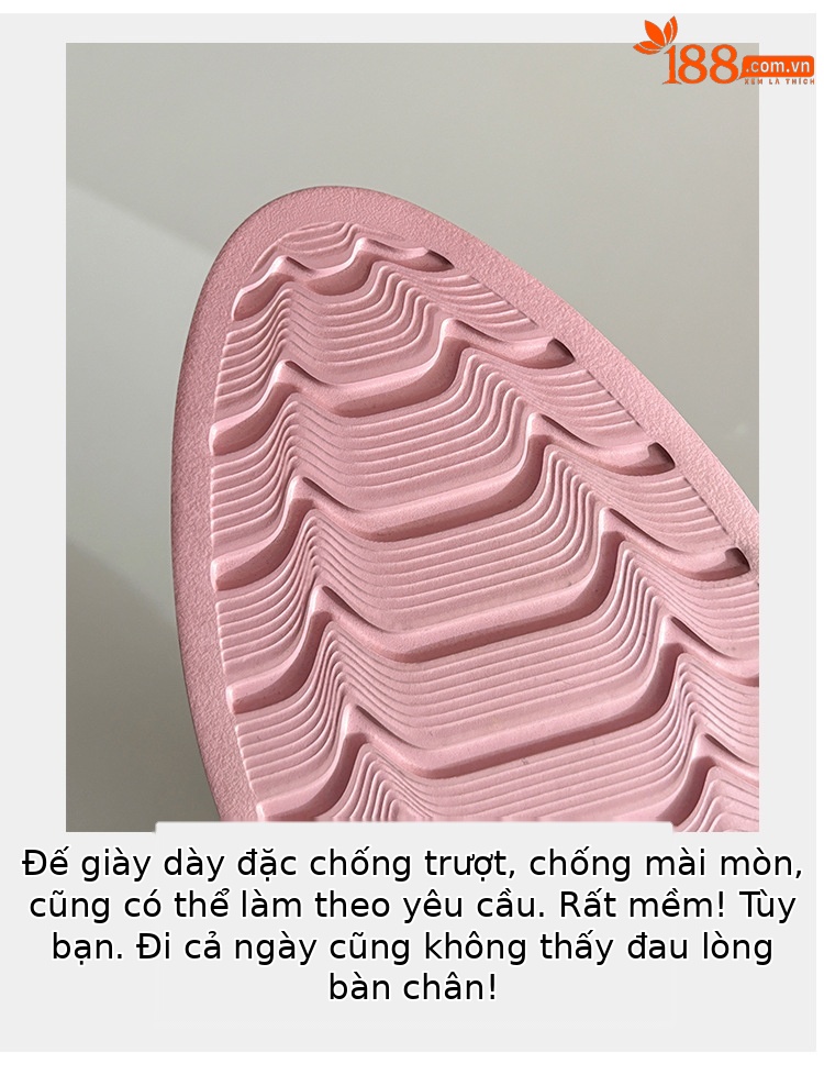 Dép sandal cao gót nữ quai ngang gót thô 10cm đính nơ đá lấp lánh — Màu hồng, Màu trắng be chi tiết 8