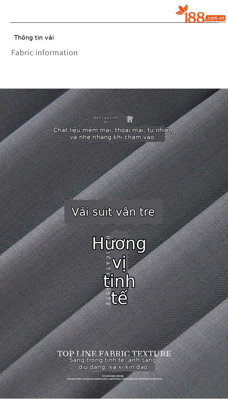 Đầm công sở cổ tròn tay dài chữ A thanh lịch — Tay áo dài - màu xám chi tiết 3