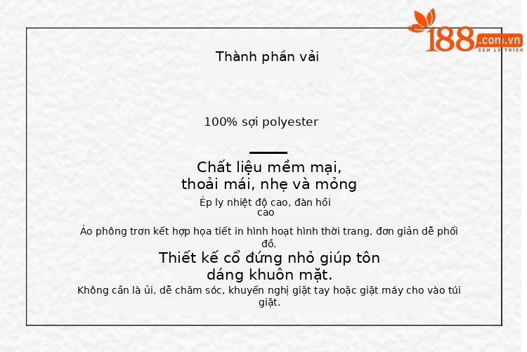 Áo thun nữ cổ đứng nhỏ tay ngắn in họa tiết hoạt hình nhiều màu mềm mỏng mùa hè — Màu xanh lục nhạt, Màu đen, Màu hồng nhạt, Màu trắng nhạt chi tiết 3