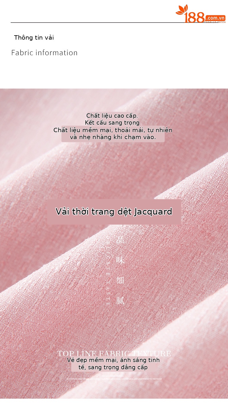 Váy liền cổ chữ V tay ngắn phong cách tiểu thư ôm vừa — Màu be chi tiết 3