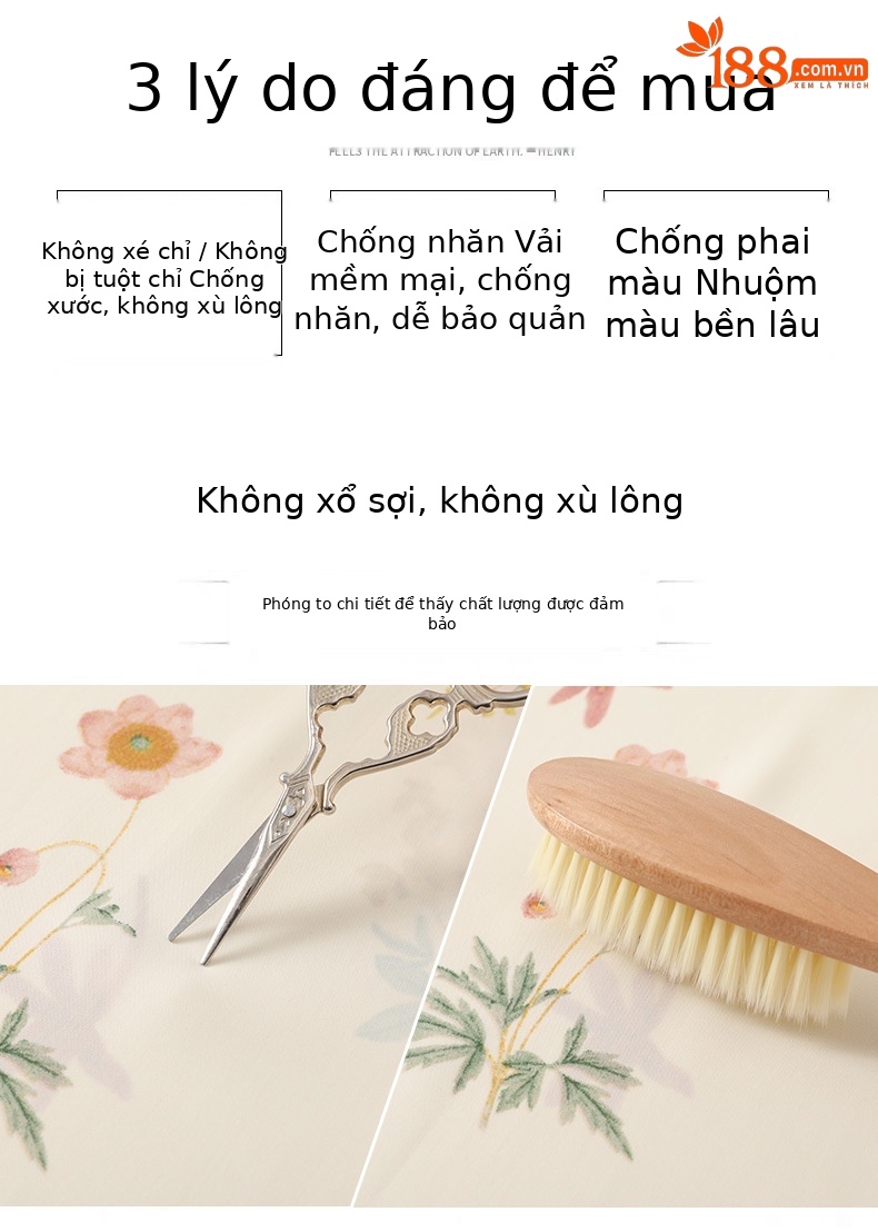 Quần tây nữ cạp cao in họa tiết hoa dâm bụt, dáng ống đứng, thiết kế tạo eo thon — Hoa đen chi tiết 14