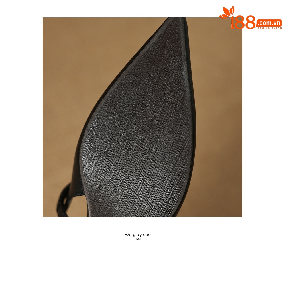 Sandal cao gót nữ bít mũi hở gót 5,5 cm mũi nhọn phong cách Hàn Quốc — Màu đen chi tiết 28