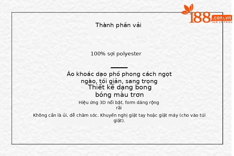 Áo khoác dài tay thiết kế bong bóng phối phồng nhẹ nhàng form rộng — Màu đen, Màu hồng, Màu tím, Màu trắng chi tiết 3