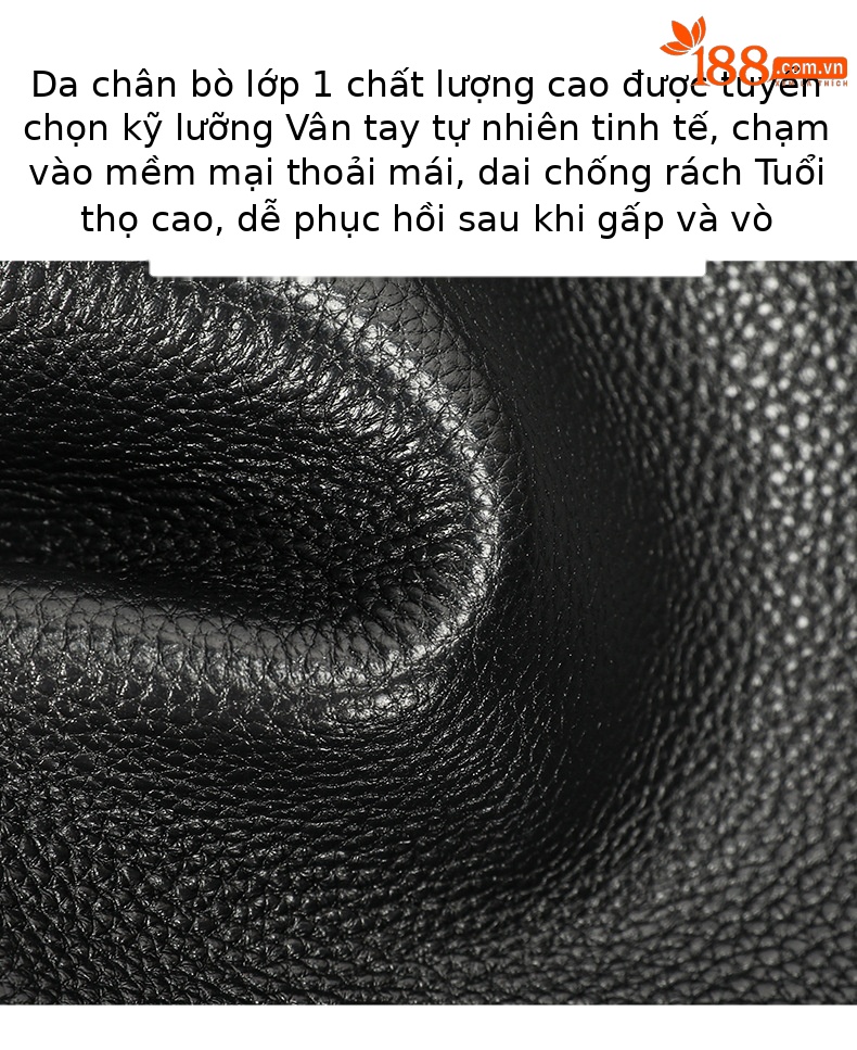 Ba lô nam công sở da bò cao cấp, đựng laptop 15 inch, dung tích lớn — 2348 Màu đen, 2349 màu đen, 2350 màu đen, 2351 Màu đen chi tiết 4