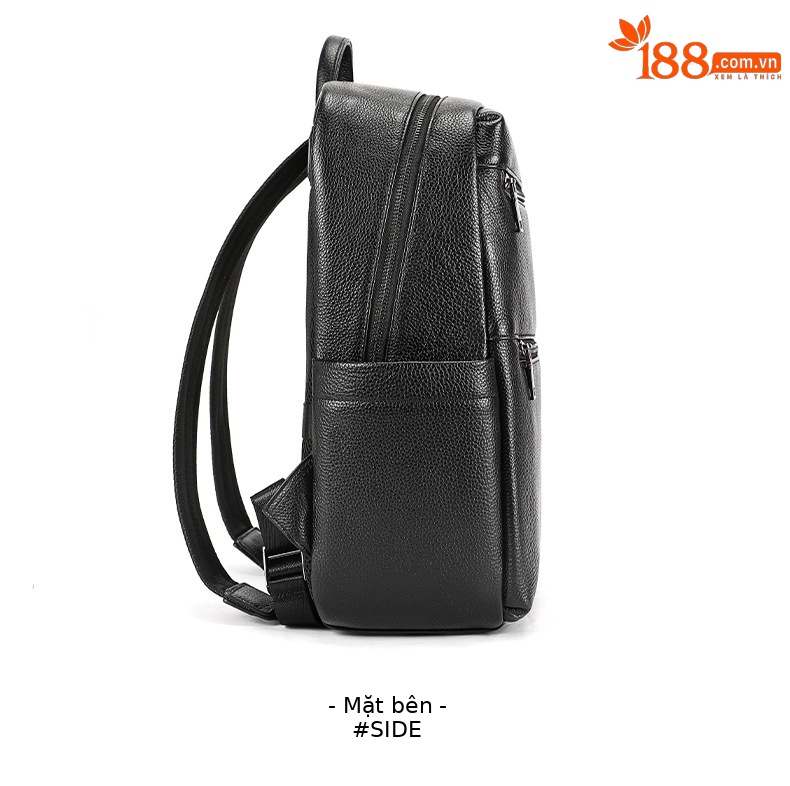 Ba lô nam công sở da bò cao cấp, đựng laptop 15 inch, dung tích lớn — 2348 Màu đen, 2349 màu đen, 2350 màu đen, 2351 Màu đen chi tiết 13