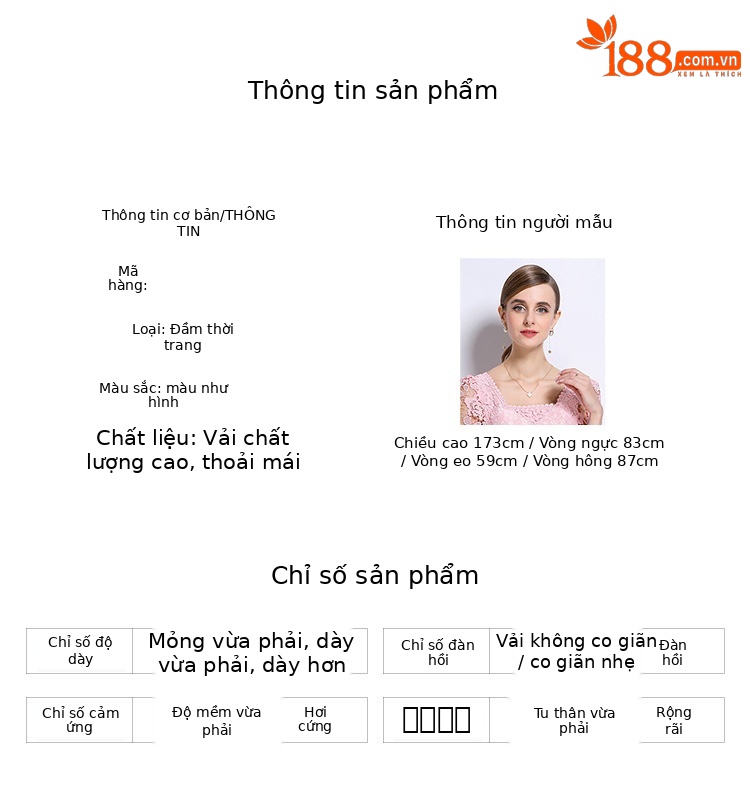 Đầm ren cổ vuông phong cách Pháp dáng dài xếp nếp lưới thanh lịch — đen, màu xanh, màu hồng, mơ chi tiết 10